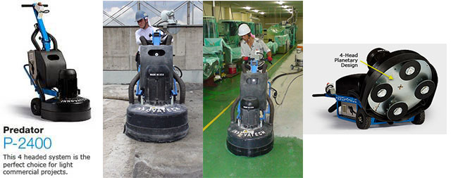 床材研磨機　プレデター機